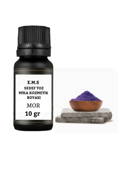 E.M.S AVM Sedef Toz Mika Kozmetik Boyası 10 gr Mor-oje/ruj/peeling/maskara/kr...