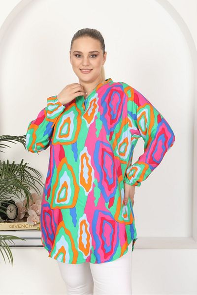 volkitolki Soft and Comfortable Tunic - Woven Viscose Cotton