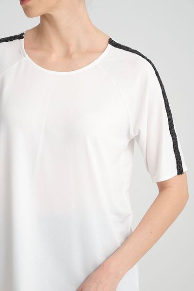 trikobis Sequin Detailed Lycra Jersey Tunic - Raglan Sleeve