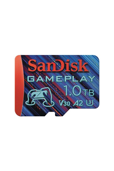 SanDisk Card de memorie pentru jocuri GamePlay 1TB SDSQXAV-1T00-GN6XN 190/130MB/s 4K UHD microSDXC A2 V30
