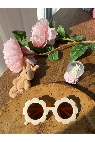 Jolly Kids Baby Girl-Child Sunglasses UV 400 Protected Daisy Model