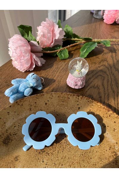 Jolly Kids Baby Girl-Child Sunglasses UV 400 Protected Daisy Model