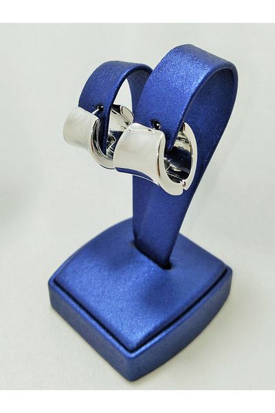 Janset Tunnel Model Steel Hoop Earrings - 316l Surgical Steel Earrings