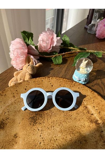 Jolly Kids UV 400 Protection Sunglasses for Baby Boy Girl - Bone Scandinavian Model