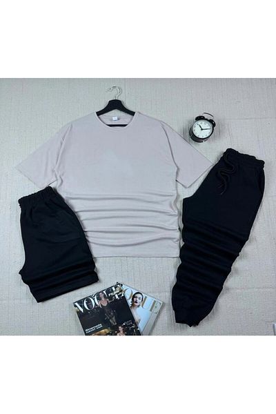 NewCabin 3-Piece Unisex Sports Tracksuit Set Combination