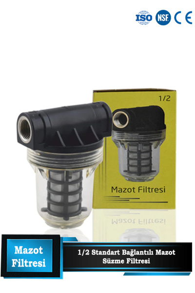 Sumarkt Yıkanabilir Paslanmaz Mazot Süzme Filtresi