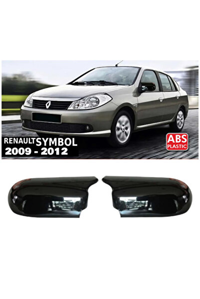 Mayuk Dizayn Renault Symbol Mk2 Batman Yarasa Ayna Kapağı Piano Black 2009 2010 2011 2012--MAYUK DİZAYN--