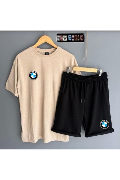 NewCabin New Season Unisex Μπλουζάκι BMW με στάμπα μεγάλου μεγέθους - Πολύχρω...