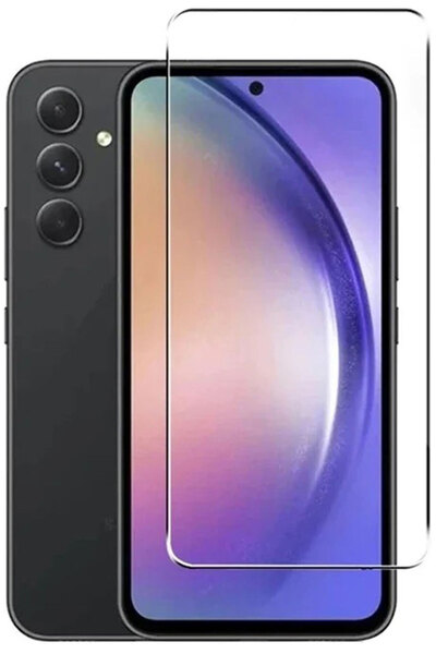 CEPSTOK Samsung Galaxy A54 Kırılmaz Cam Şeffaf 0.3mm Kılıf Dostu Temperli Ekr...