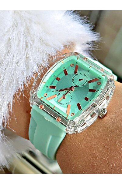 Weluxa WXC25E556 Polycarbonate Case Women's Wristwatch with Silicone Cord