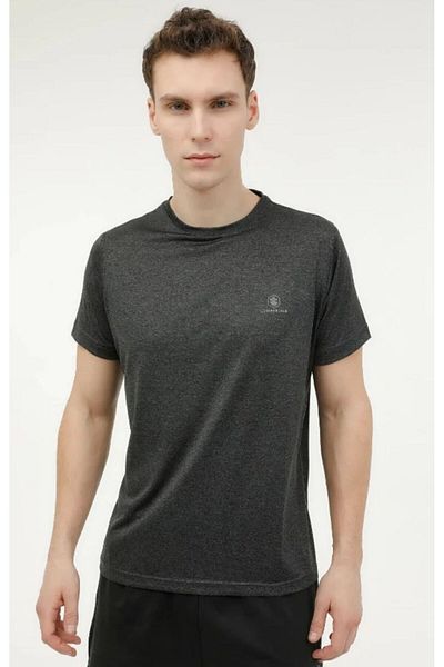 lumberjack Ct100 4Fx Smoke Gray Men's Crew Neck T-Shirt