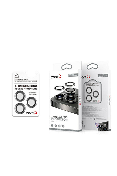 zore Apple iPhone 15 Pro Max Zore CL-15 Parmak İzi Bırakmayan Anti-Reflective...