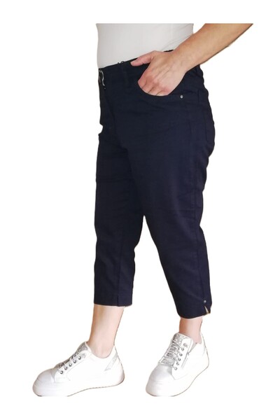 HaiModa Kadın Kapri Pantolon Büyük Beden