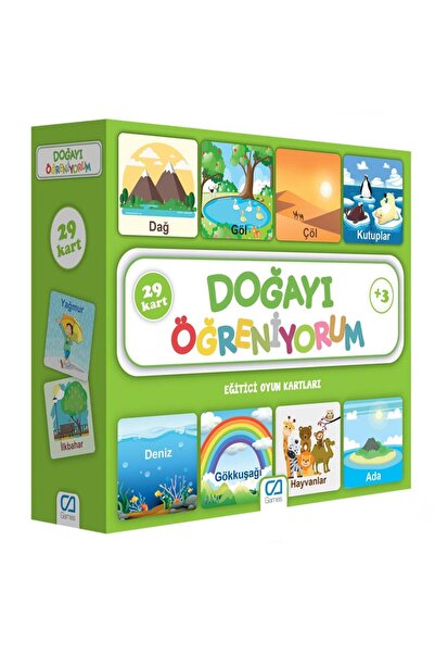 NW NessiWorld أنا أتعلم بطاقات اللعب التعليمية الطبيعية