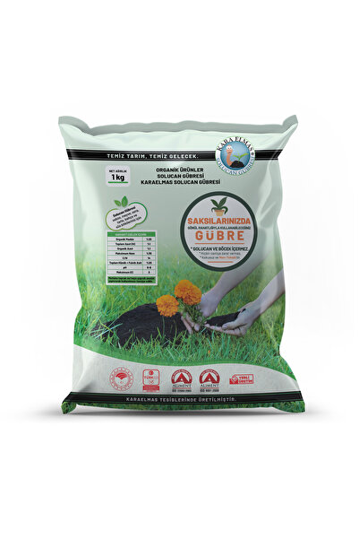 KaraElmas Organik Tarım Kara Elmas Solucan Gübresi - 1 Kg