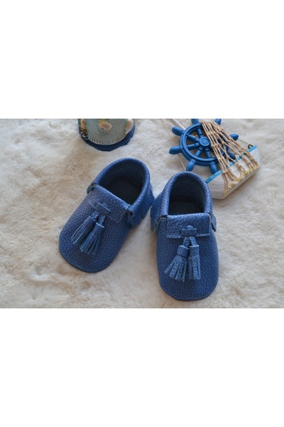 ZEYNAZ حذاء موكاسين للأطفال من الجلد الطبيعي - مريح وأنيق