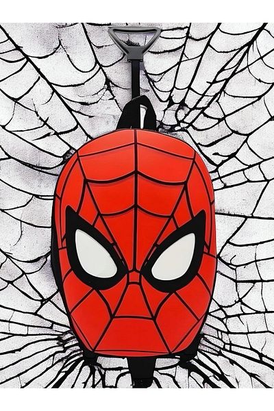 Tezzgelsin Copii Grădiniță Creșă cu racletă Valistă cu roți Spiderman Printed Eva Rucsac Geantă de școală