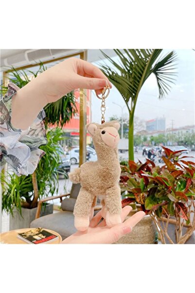 QUEEN AKSESUAR Luxury Imported - Cute Llama Plush, Soft Furry Animal Toy Keyc...
