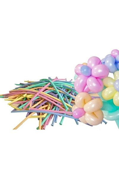 DÜVENCİ TİCARET مجموعة بالونات صلصة ملونة مكونة من 100 قطعة