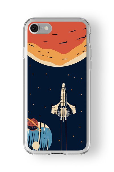 Multitronic Space Design Printed Transparent Case Compatible with iPhone 6 Pl...