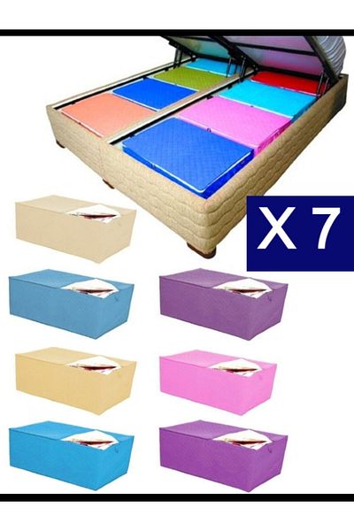 St Morritz 7 Pieces 62X37X24 cm Storage - Pillow and Quilt Clothing Organization Carrying Goods