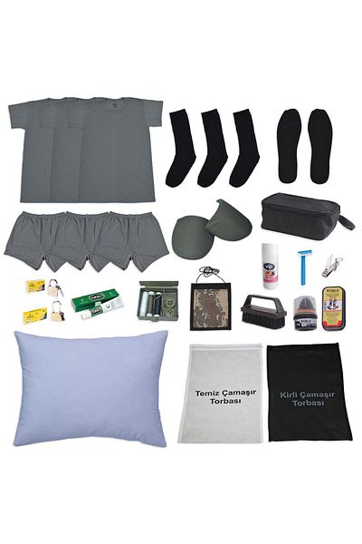 Ö ÖZMERT ASKERİ MALZEME Novice Soldier Set - Summer Airman Set of 3