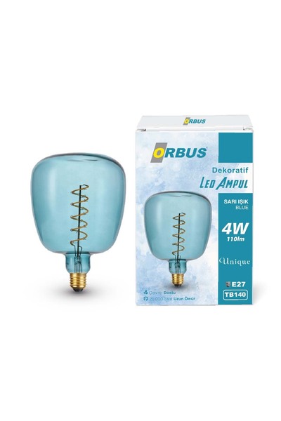 ORBUS Dekoratif Led Ampul BLUE 4W 110lm TB140