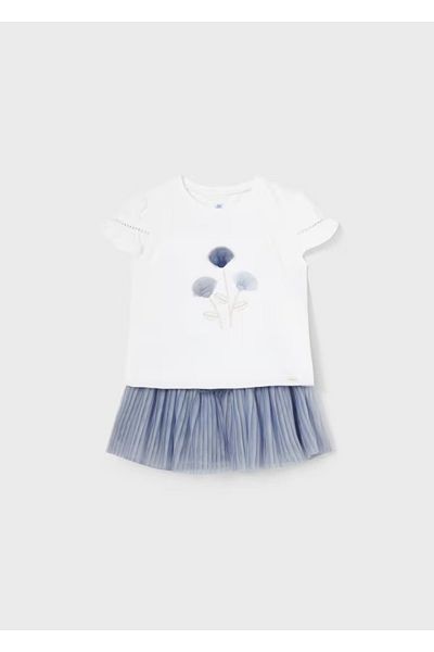 MAYORAL baby girl skirt suit