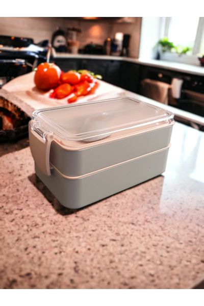 Titiz 2-Tier Food and Nutrition Storage Set
