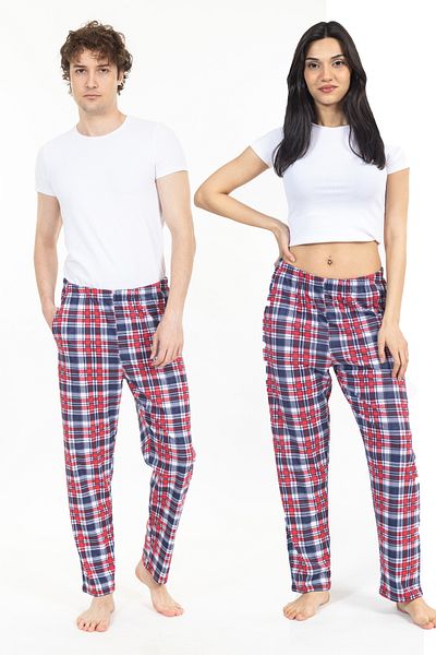 TAMPAP Plus Size Men's Sweatpants with Pockets and Zipper BLR-08