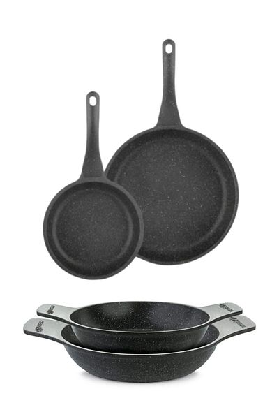ThermoAD 20-22 cm Gray Pan and Hot Pot Set - 26 cm Pan