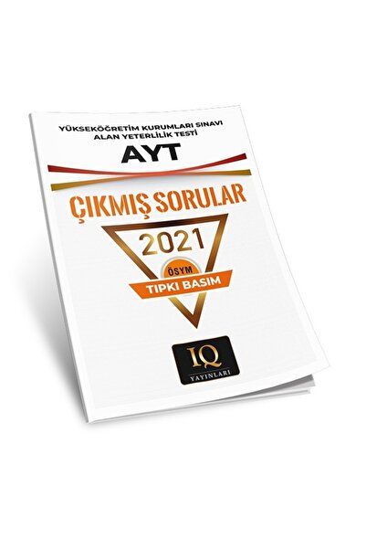 paraf yayınları IQ YAYINLARI TIPKI BASIM ÖSYM ÇIKMIŞ SORULAR AYT 2021