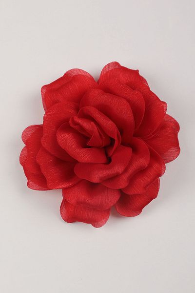 Melike Tatar RED Glitter Flower Brooch