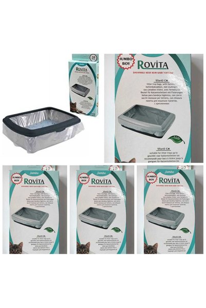 Rovita Neo Pet Market Rovita Kedi Kumu Poşeti 10 lu 55*43 Cm X 5 Kutu