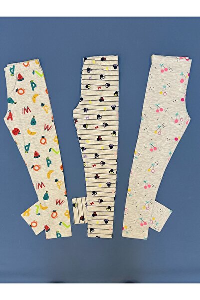 Baby Ella's 9  -12 Yaş Mevsimlik Üçlü Tayt Set