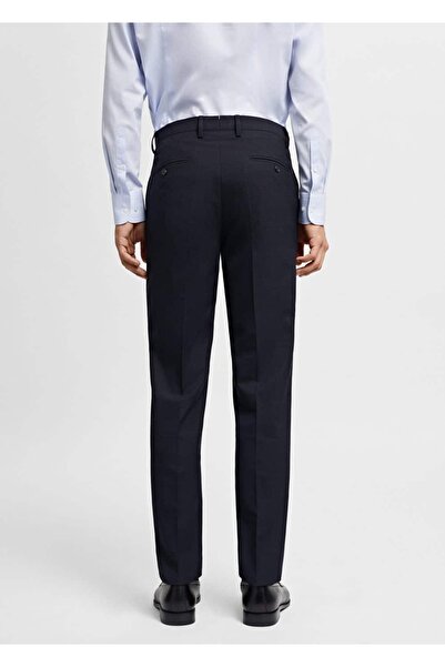 MANGO Man Süper slim fit streç kumaştan kumaş pantolon