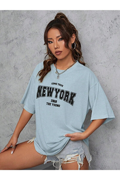 oneagılyazı Unisex New York 1968 Printed T-shirt