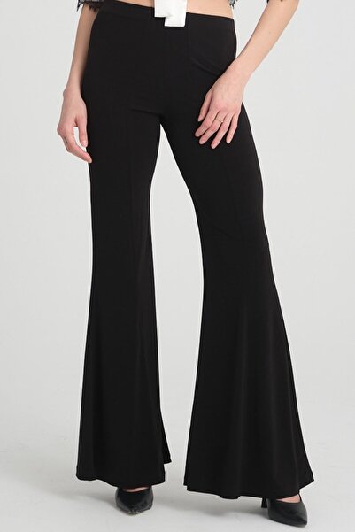 trikobis Chicken Leg Lycra Mid Waist Trousers