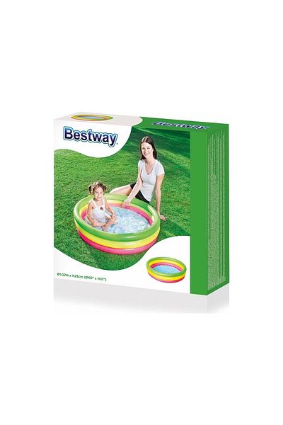 BESTWAY 51104 102X25 CM 3 RING INFLATING POWER