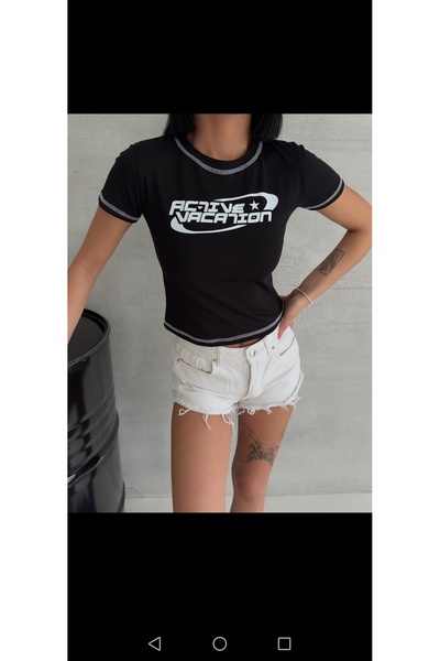 DEEFWEAR Body sport negru unisex - imprimat