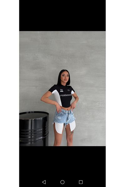 DEEFWEAR Unisex Black Rock More Crop Top