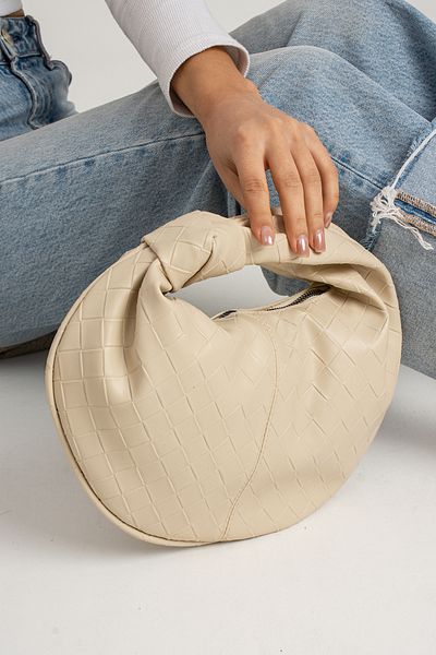 Tina Knotted Detailed Braided Bag