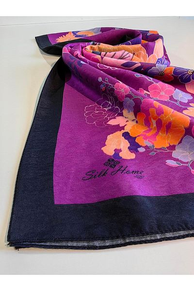 Silk Home SILK HOME OLİNDA SILK MIXED PATTERNED SHAL 49050-40