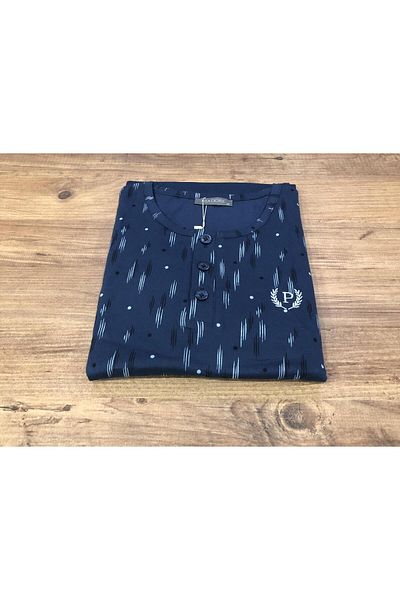 Pijadore Ανδρική κοντομάνικη πιτζάμες Navy Blue 1692