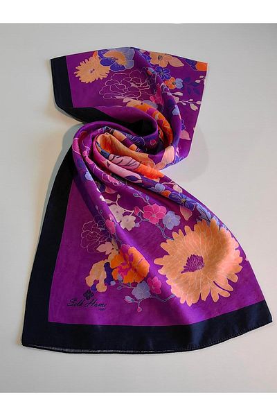 Silk Home SILK HOME OLİNDA SILK MIXED PATTERNED SHAL 49050-40