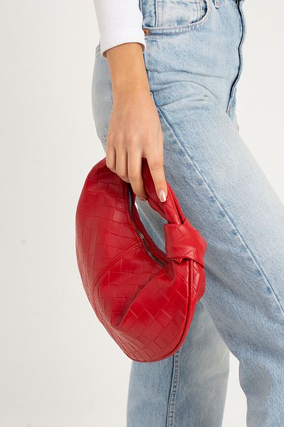 Tina Knotted Detailed Braided Bag