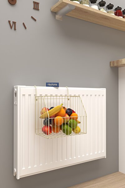 moniev Asılabilir Meyve Sebze Sepeti Metal Sebzelik Asılabilir Düzenleyici Mu...