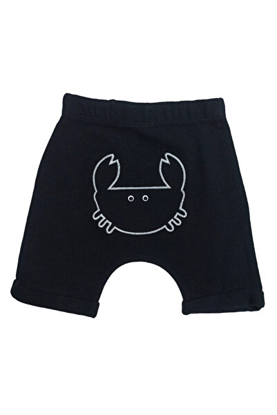 Comix Life Baby Boy Happy Crab Embroidered Embroidered Set of 2