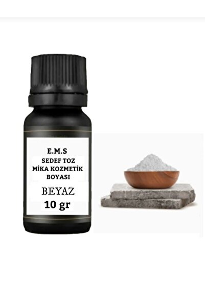 E.M.S AVM Sedef Toz Mika Kozmetik Boyası 10 gr Beyaz-oje/ruj/peeling/maskara/...