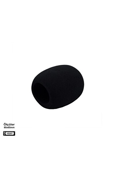 Genel Markalar MİKROFON SÜNGERİ SİYAH EL MİKROFONU Uyumlu